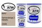Preview: BMW, Samanabeige 2 Metallic, 20050: 1L Lackdose + 1L Klarlack + 500ml Härter - Set, von ATW Autoteile West.